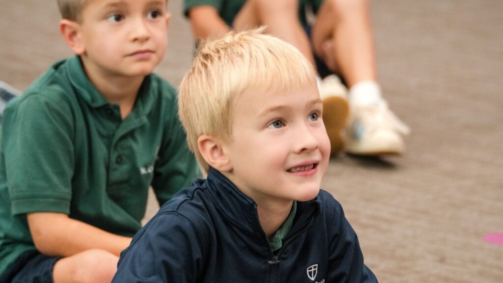 Children school uniforms classroom